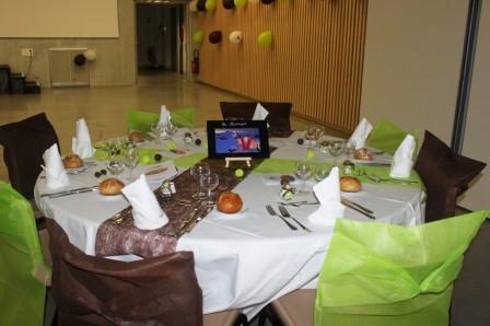 La déco des tables du mariage de Franck et Béatrice