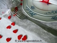 Set de table en intissé Gris