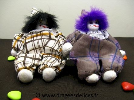 Lot de 2 clowns