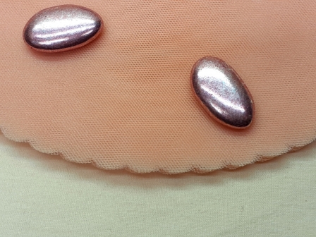 Tulle rond quadrillé pour dragées pas cher : Tulle rond quadrillé saumon pour dragées pas cher