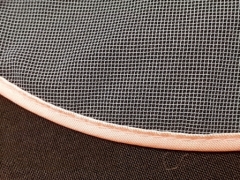 Tulle original chic pour dragées avec biais en satin Saumon