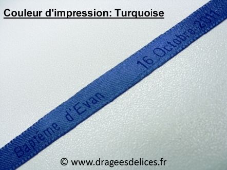 Bracelet souvenir en satin imprimé