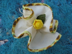 Tournesol en mousse pour contenants de dragées et décoration 