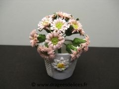 Bouquet de marguerites Rose