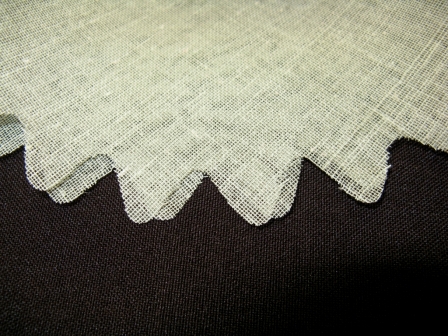 Rond de tulle en coton épais à garnir de dragées : Rond de tulle en coton épais pistache à garnir de dragées