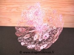 Tulle dentelle fleur pour mariage, baptême, communion Bordeaux