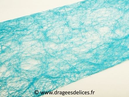 Chemin de table en abaca