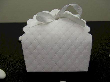 Panier à dragées en carton Noémie