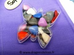 Papillon en plexiglass à garnir de dragées 