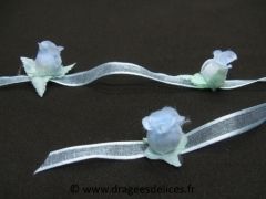 Guirlande de table en organga Bleu ciel