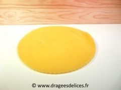 Tulle à dragées unis pas cher Jaune