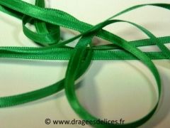 Ruban satin unis Vert menthe
