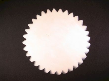 Lot de 10 voiles cristal unis : Lot de rond pour dragées en voile cristal écru