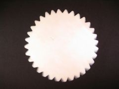 Lot de 10 voiles cristal unis Ecru