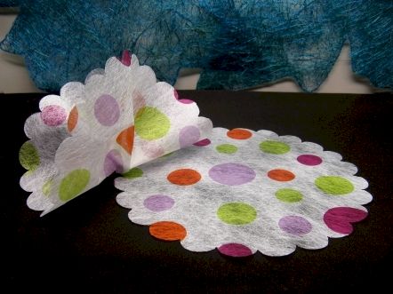Tulle intissé smartis pour baptême ou anniversaire : Tulle en intissé original pour dragées