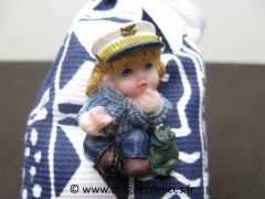 Petit sujet marin garçon ou fille pour décoration thème mer Fille