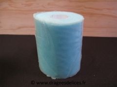 Rouleau de tulle unis pour décoration de voiture Bleu