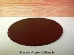 Tulle à dragées unis pas cher Marron