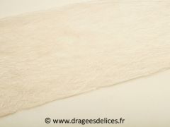 Chemin de table en abaca Ivoire