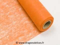 Chemin de table en intissé Orange