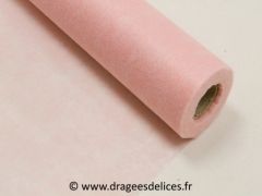 Chemin de table en intissé Rose