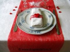 Tête à tête en intissé Rouge