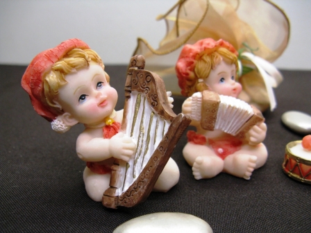 Musiciennes sujets de décoration pour baptême : Musiciennes sujets de décoration pour baptême