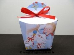 Ballotin  pour baptême collection lapinou 