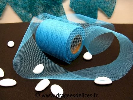 Ruban de tulle unis pour la déco de voiture de mariage