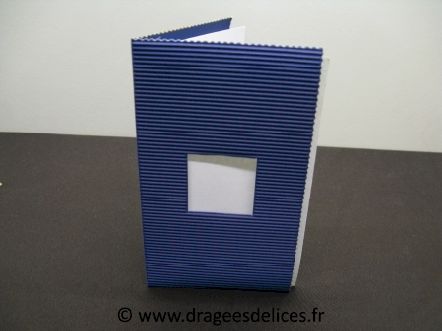Menu collection carton ondulé impression dorure à chaud