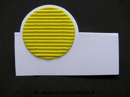 Marque place en carton