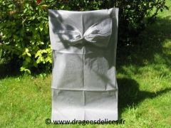 Décor de chaise en intissé Gris