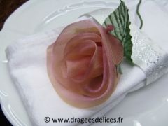 Rose en organza Rose