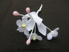 Bouquet fleurettes Blanc