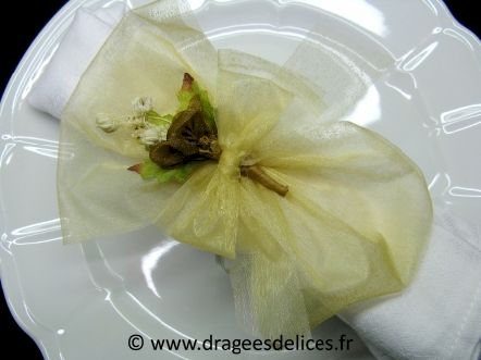 Noeud en organza