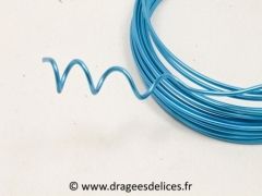 Fil aluminium Turquoise