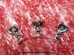 Calice à coller or ou argent Argent