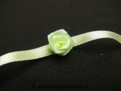 Guirlande de table en satin Jaune