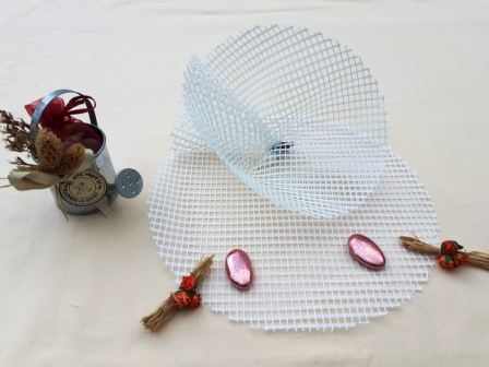 Tulle grillage en coton pour mariage, baptême ou communion