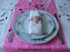 Tête à tête en intissé Fuchsia