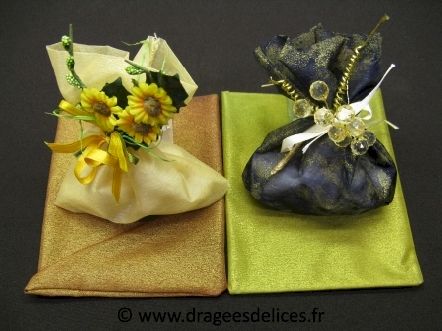 Grand sac en organza de qualité supérieure pour dragées : Grand sac en organza de qualité supérieure pour dragées