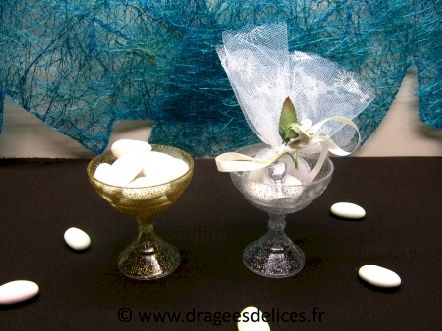 Calice pailleté en plexi pour communion garçon ou fille 