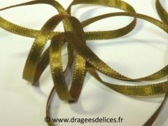 Ruban satin unis Vert mousse
