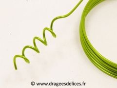 Fil aluminium Vert menthe