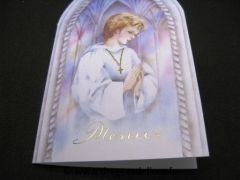 Lot de 13 menus communion pas cher Garçon