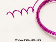Fil aluminium Fuchsia