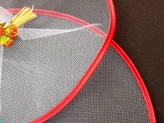 Tulle original chic pour dragées avec biais en satin Rouge
