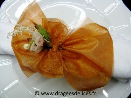 Noeud en organza