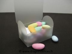 Coffre pour dragées collection transparence 