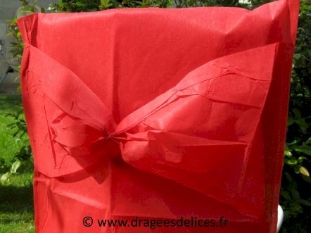 Décor de chaise en intissé : Décor de chaise en intissé